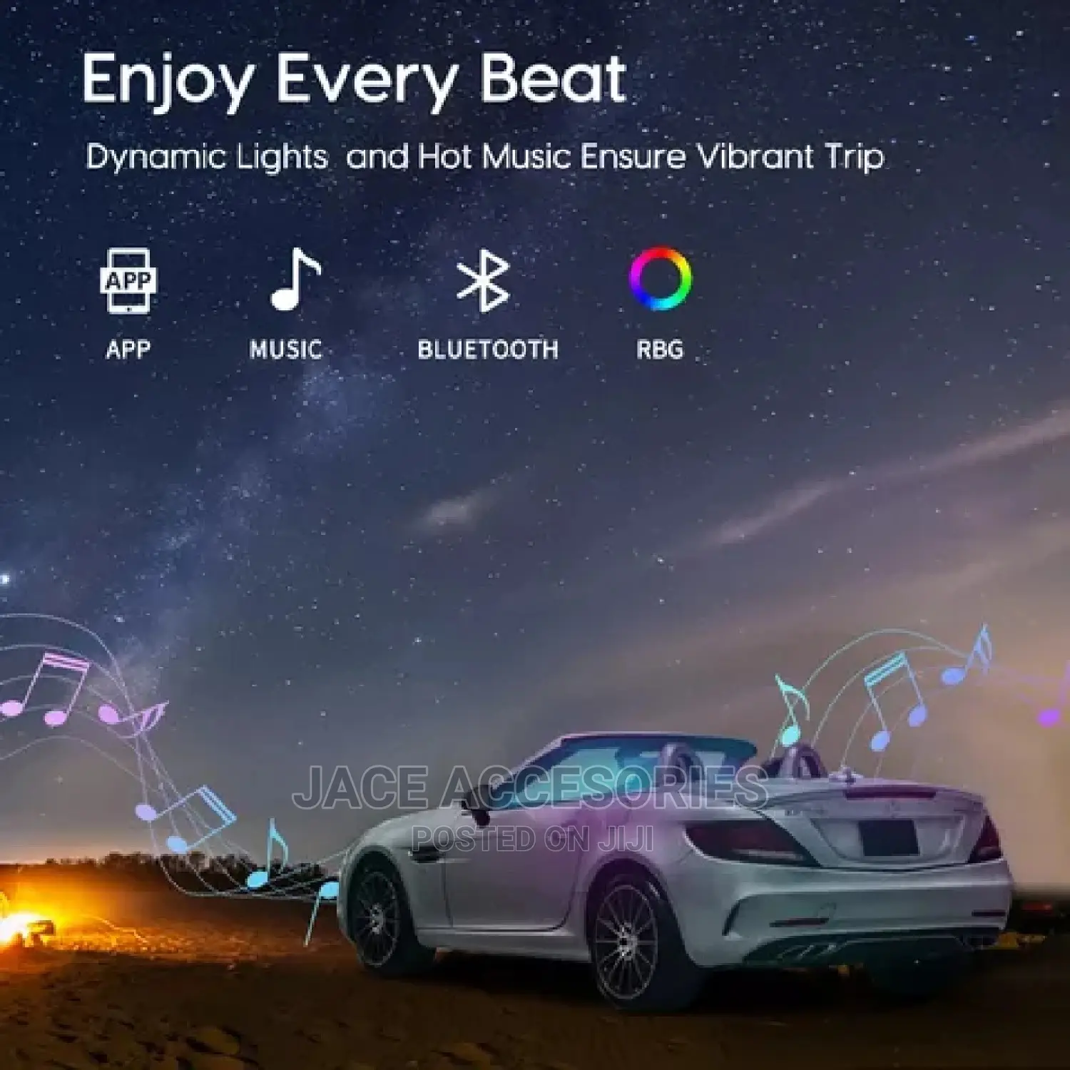 Car Interior Dashboard Ambience Lights