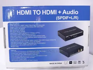 HDMI To HDMI + Audio Sdif L/R Converter