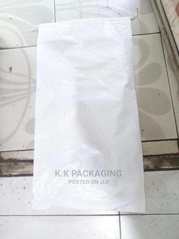10kg White Plain Sacks