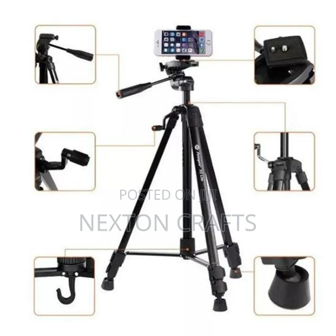 Tripod 3366 Portable Phone Live Selfie Tripod Stand