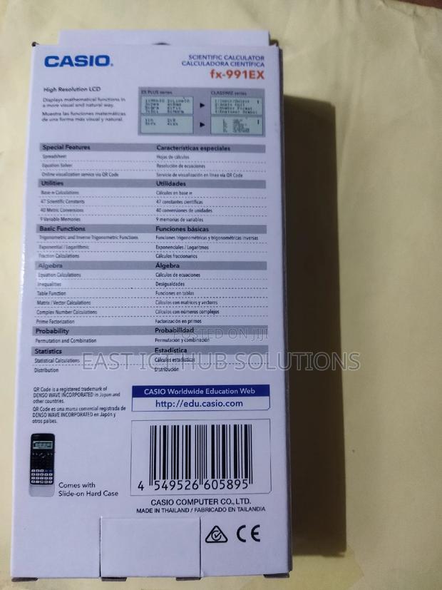 Casio Calculator Fx 991cdw (991ex Replacement) - thumbnail 2