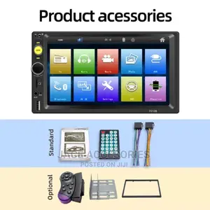 Car Mp5 Radio +Bluetooth Fm Support