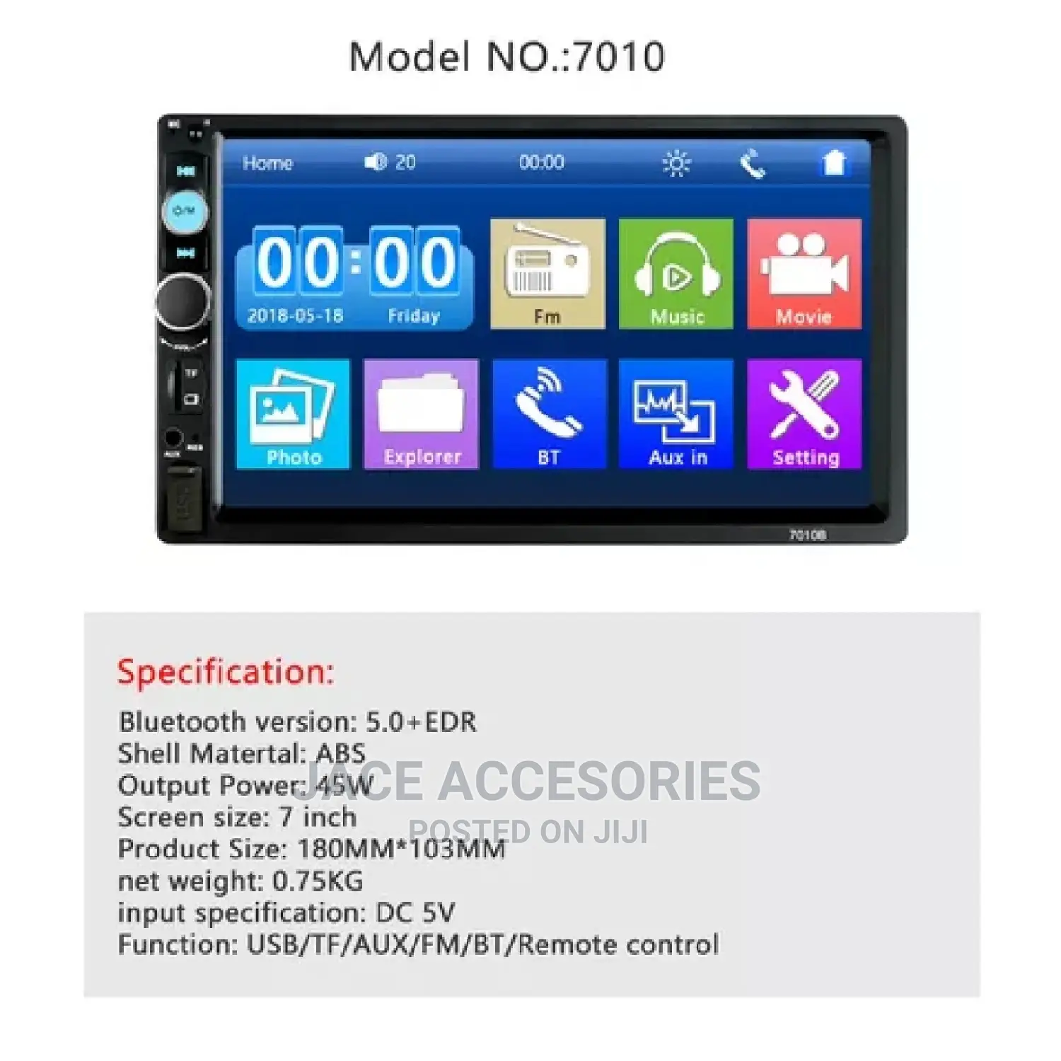 Mp5 Car Radio Quality Guaranteed