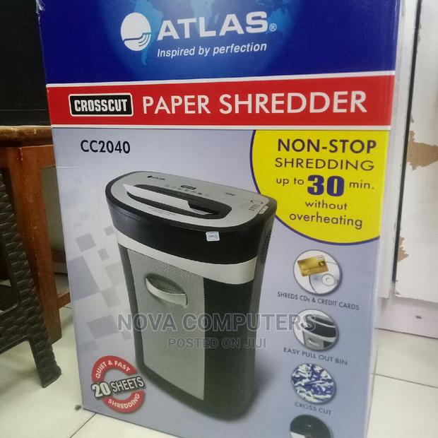 Atlas Cc 2040 Cross Cut Shredder- 20 Sheets
