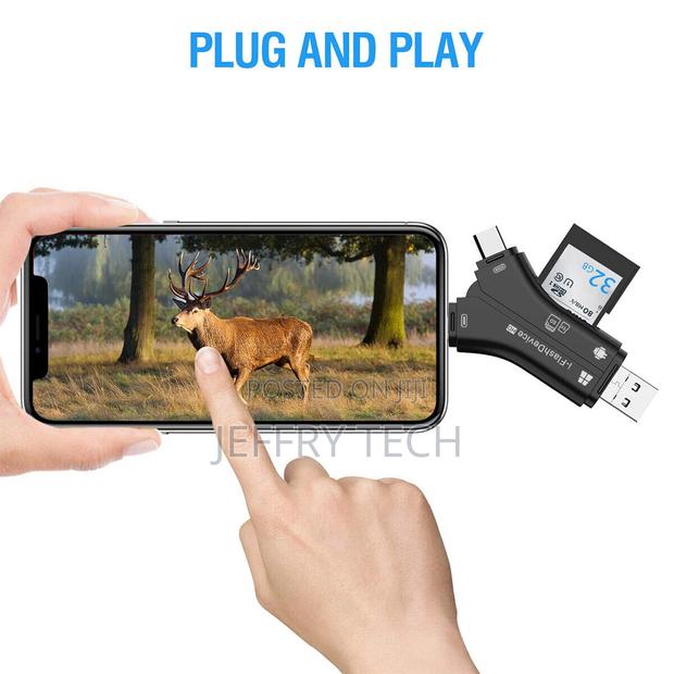 For iPhone 13 12 11 2022SE XS MAX 8-Pin to SD Memory Card Ad - thumbnail 2