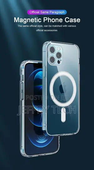 Magnetic Transparent Protection Case for iPhone 13 12 Pro 11