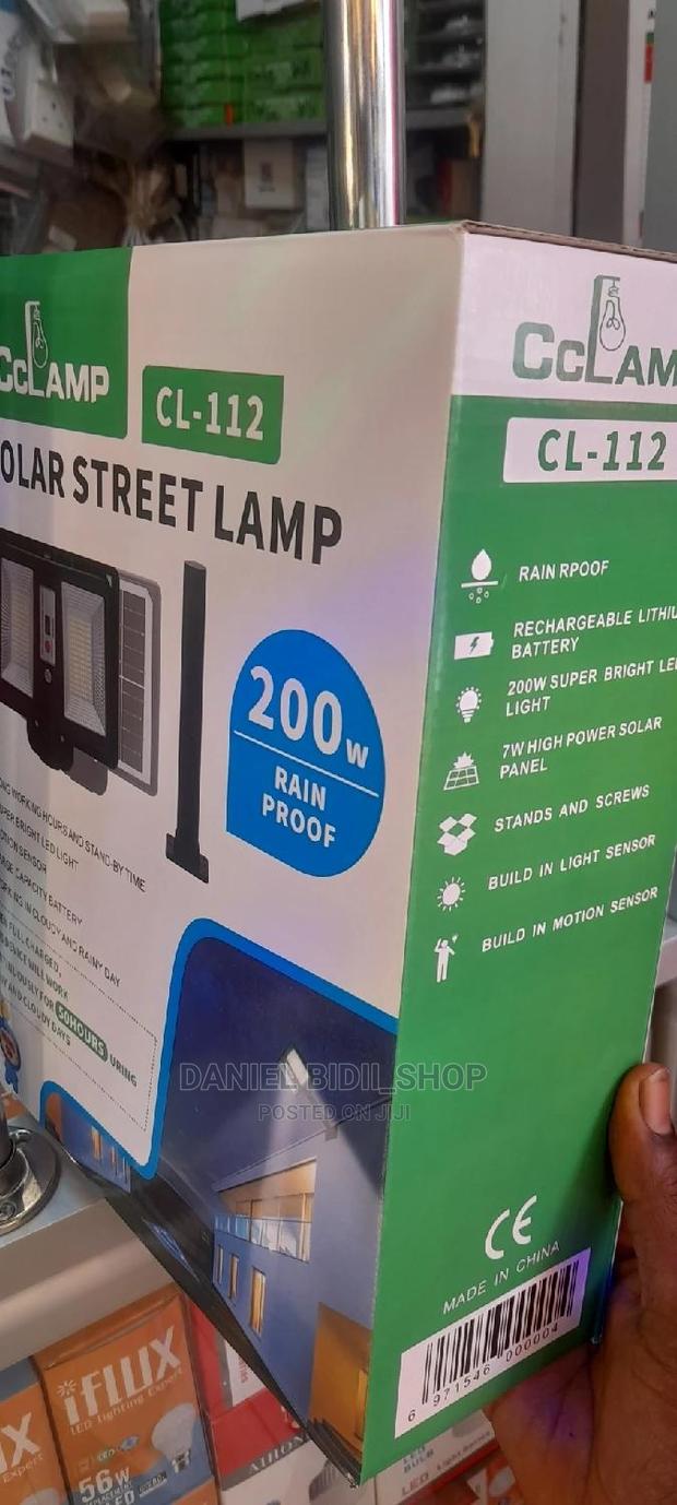 CL Solar Street Lamp 200w Rain Proof - thumbnail 2