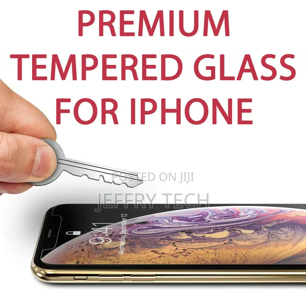 iPhone 12 11 Xr 7 Cover Premium Tempered Glass Screen Protec