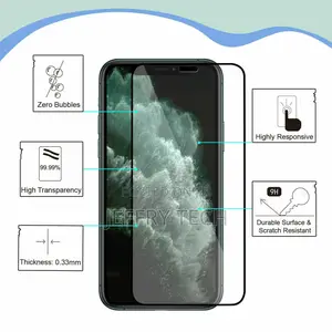 Tempered Glass Screen Protector for iPhone 11 13 PRO MAX XS