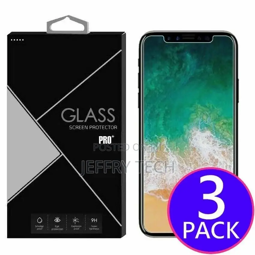 (3X) for Apple iPhone 13/Mini/ Pro Max HD Clear Tempered Gla