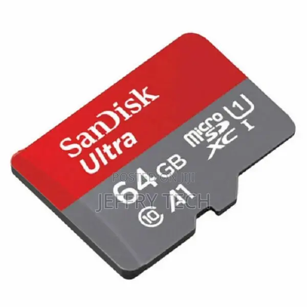 Memory Card Micro-Sdhc Sandisk Ultra 64 Gb 98mb/S Uhs-I Cl