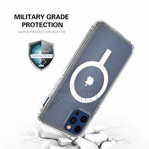 iPhone 12 12pro Mini Magsafe Case Clear Hard Acrylic Case Fu - main view