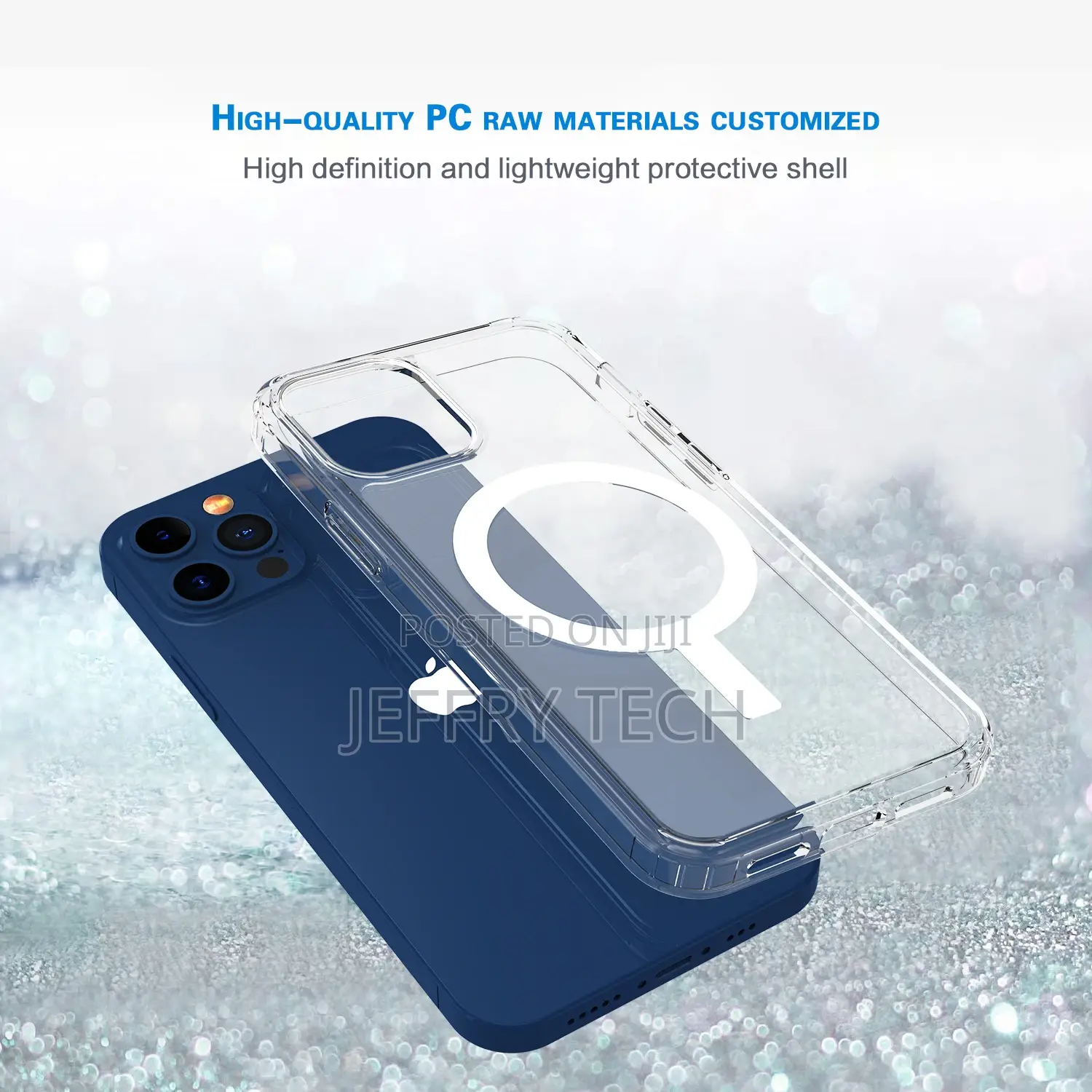 iPhone 12 12pro Mini Magsafe Case Clear Hard Acrylic Case Fu