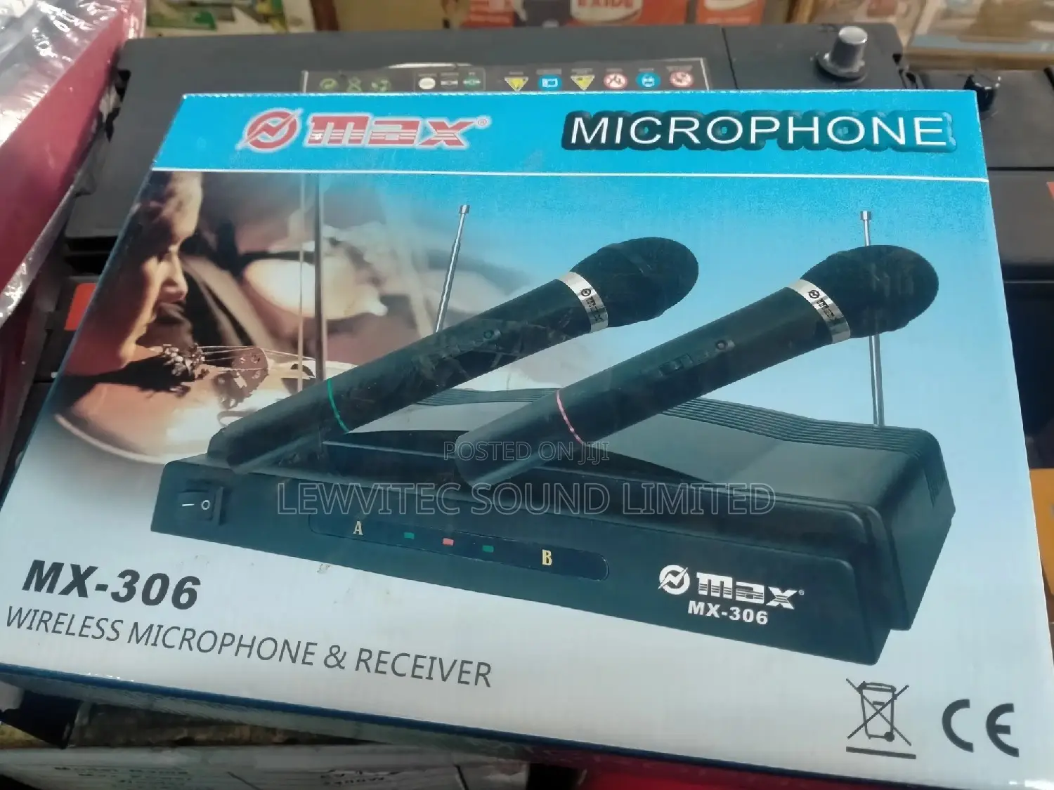 Max Wireless Microphone and Receiver
