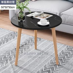 Round Marble Effect Coffee Table - thumbnail 2