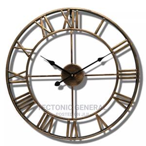 Antique Wall Clock Metallic 40cm - thumbnail 2