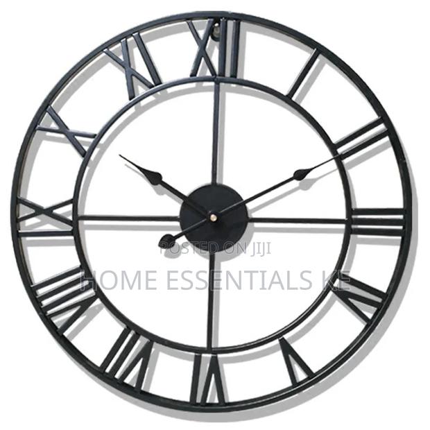 Antique Wall Clock Metallic 40cm - thumbnail 2