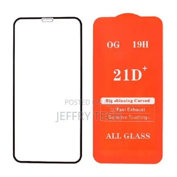 21D Tempered Glass Screen Protector for iPhone 13 12 11 Pro