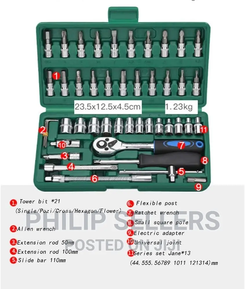 Mechanics Tool Set Household Repair Tool Kit