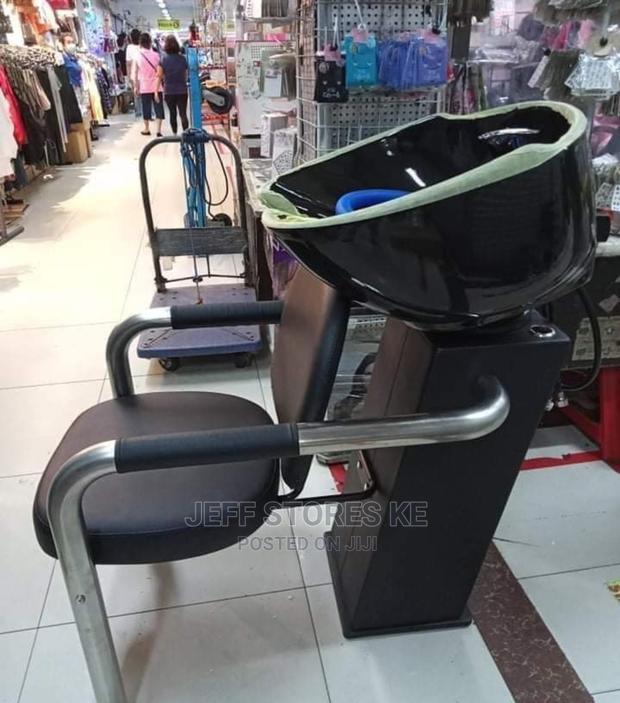 Salon Black Shampoo Sink - main view