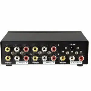 12 Ports Av Video and Audio Splitter
