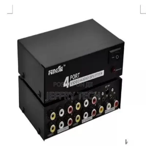 1 in 4 Out RCA AV Splitter.
