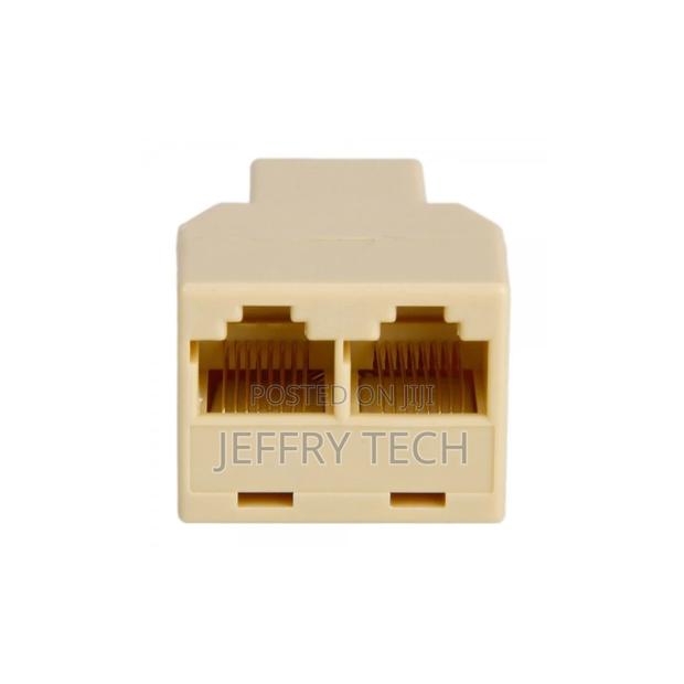 RJ45 CAT5 CAT6 Ethernet Splitter Connector Adapter - main view