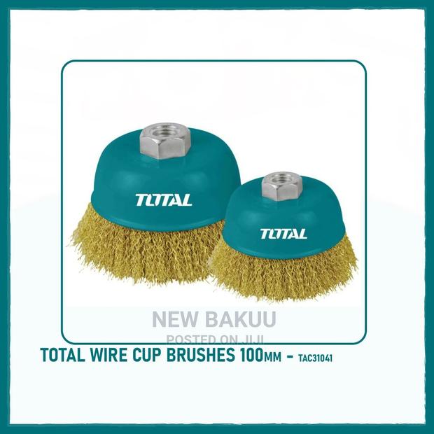 Total Wire Cup Brushes 100mm (Tac31041)