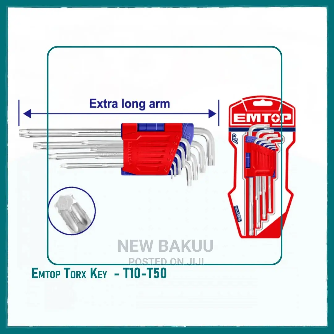 Emtop Torx Key - T10-T50