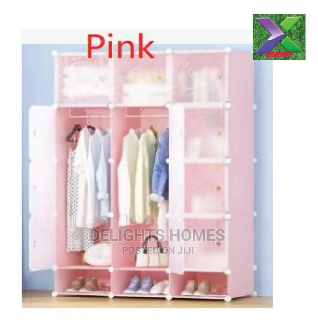 3column Plastic Wardrobe