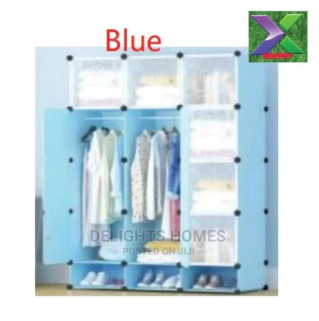 3column Plastic Wardrobe