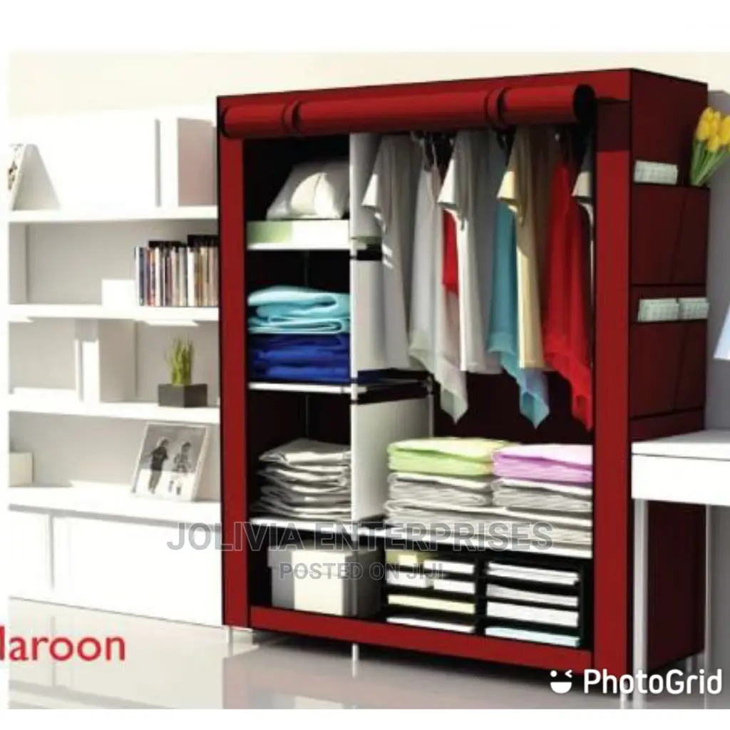 Portable Metallic Wardrobe