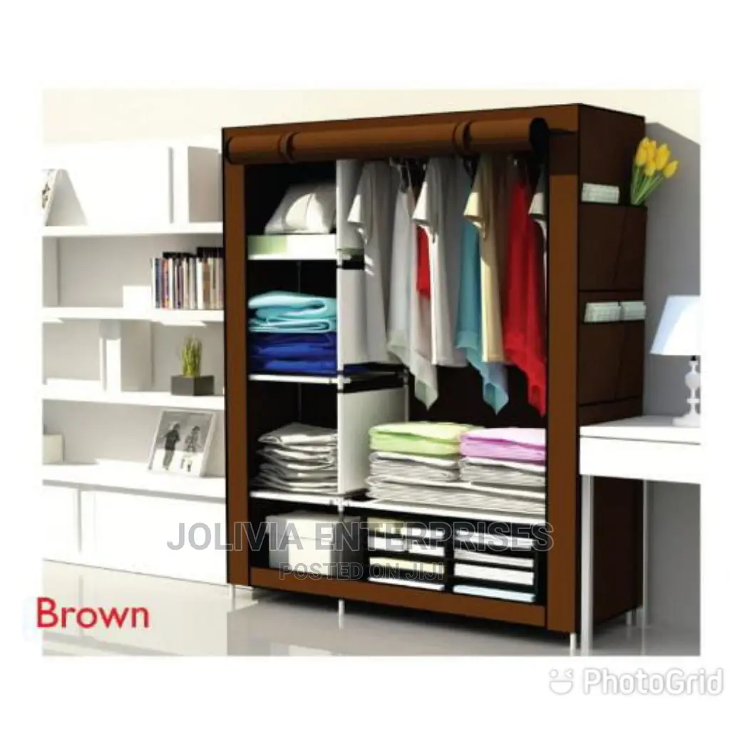 Portable Metallic Wardrobe
