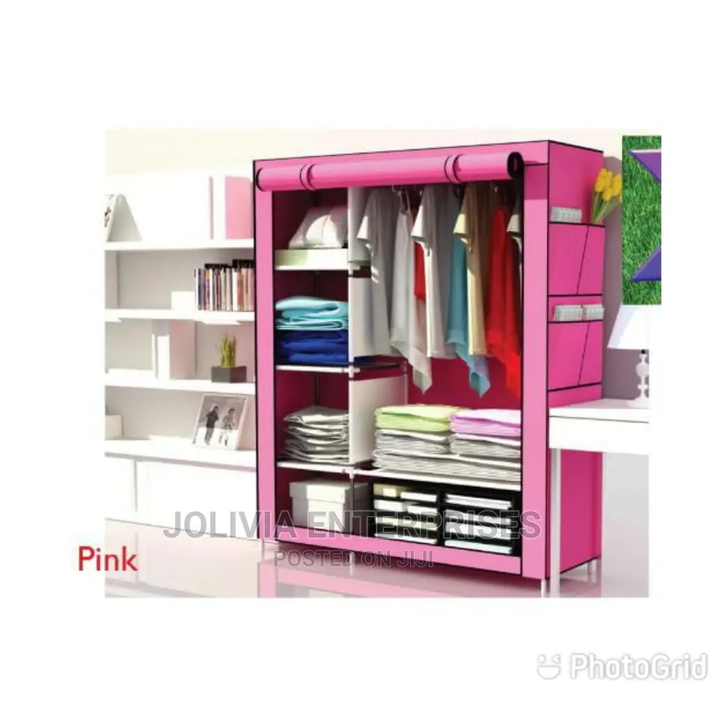 Portable Metallic Wardrobe