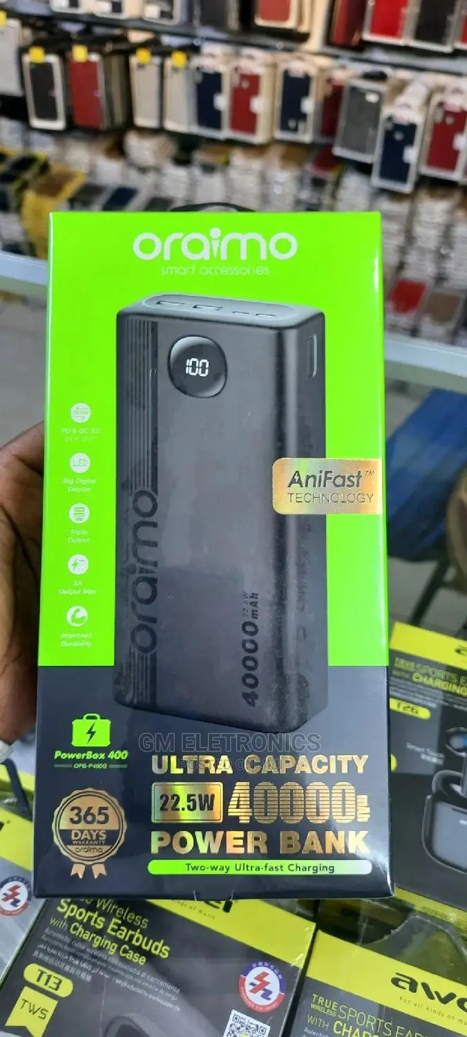 Oraimo 40000mah Portable Powerbank.