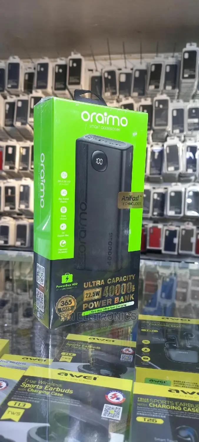 Oraimo 40000mah Portable Powerbank.