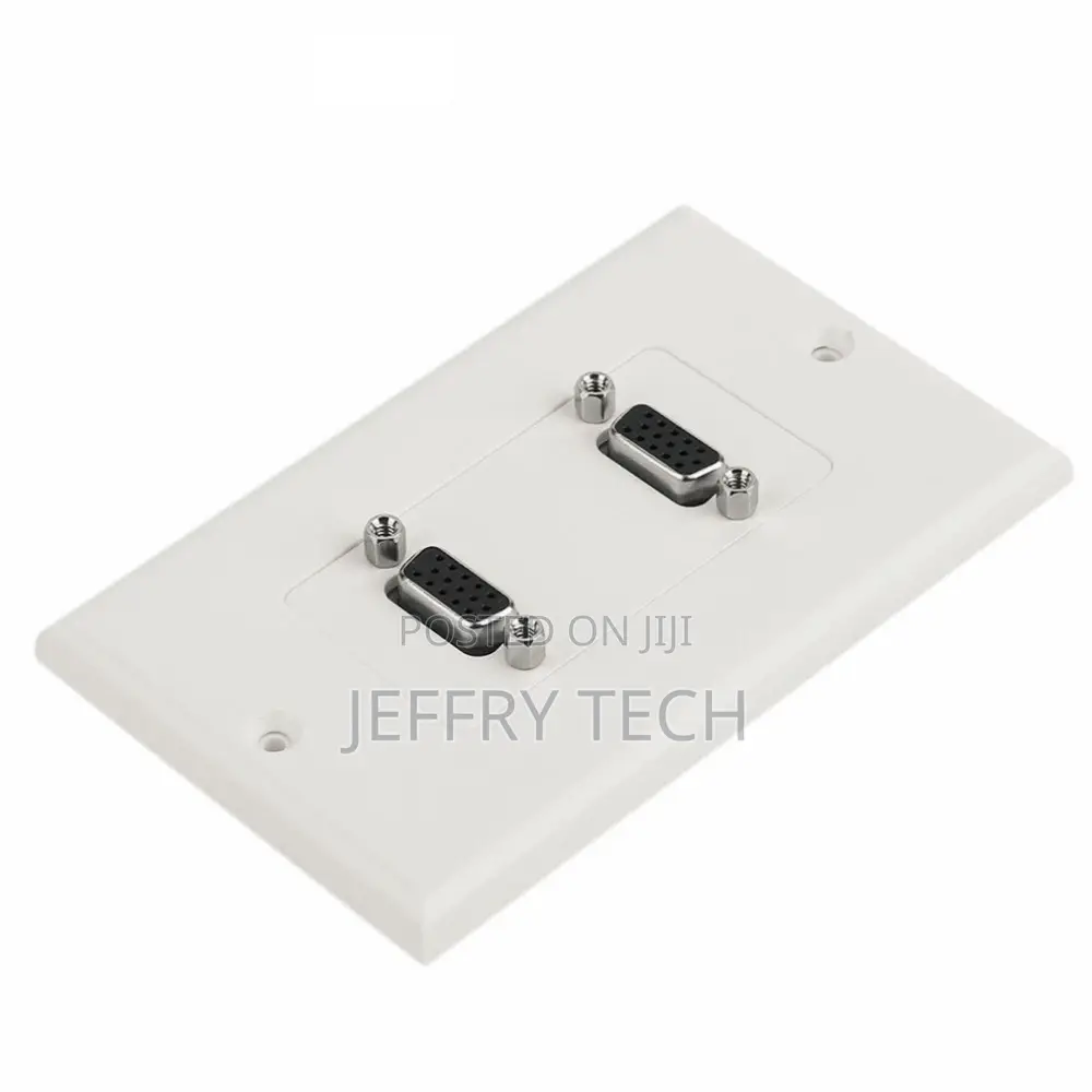 Double VGA Female to VGA Female Wall Panel