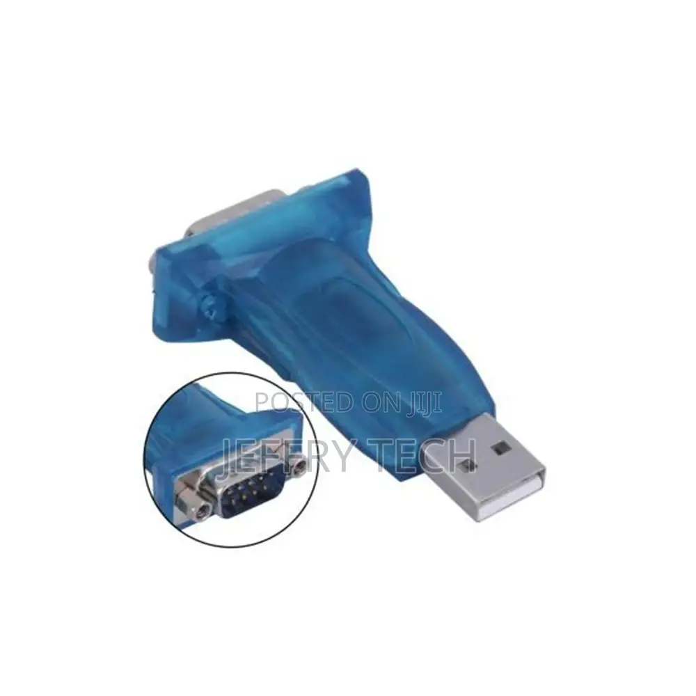 USB 2.0 to 9 Pin RS232 DB9 COM Port Serial Adapter TM64