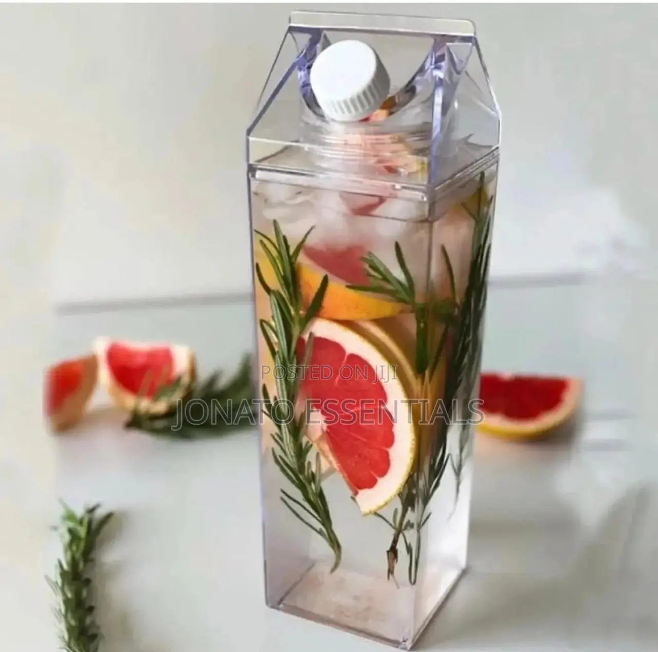 1000ml Clear Acrylic Milk / Water Bottle