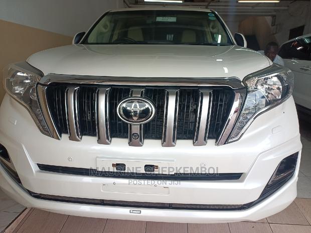 Toyota Land Cruiser Prado 2.8 D-4D 2015 White - thumbnail 2