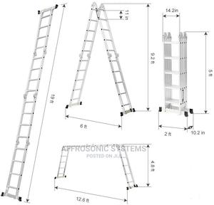 4by5(20ft) Alluminium Ladder (Multipurpose) - thumbnail 2