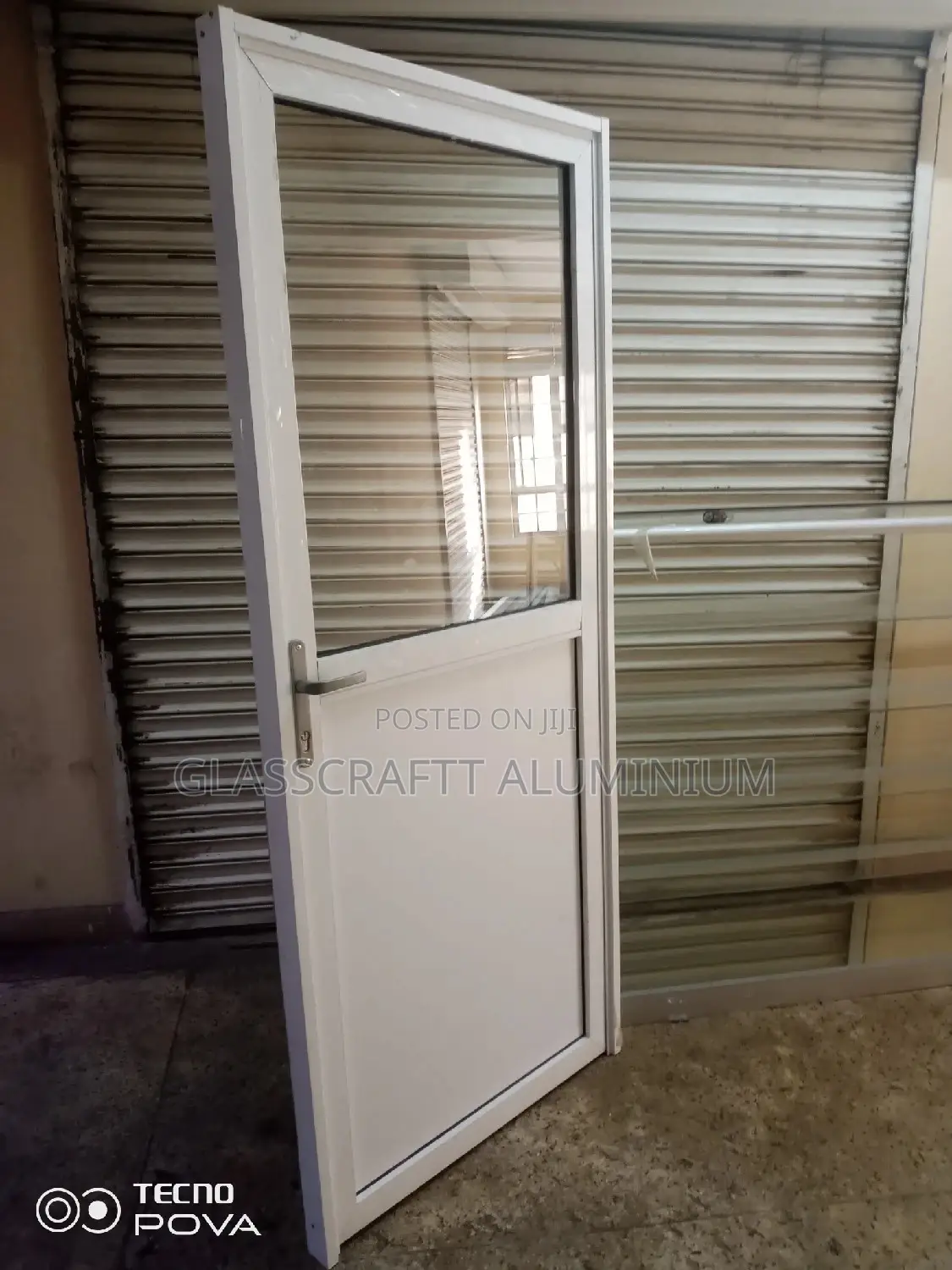 Half Glazed Aluminum Door