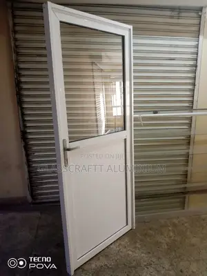 Half Glazed Aluminum Door