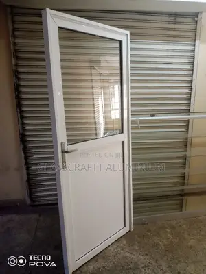 Half Glazed Aluminum Door