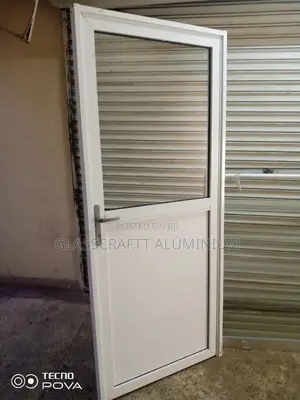 Half Glazed Aluminum Door