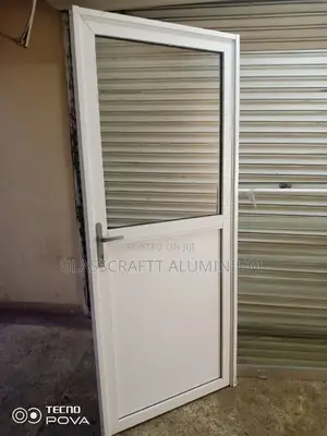 Half Glazed Aluminum Door