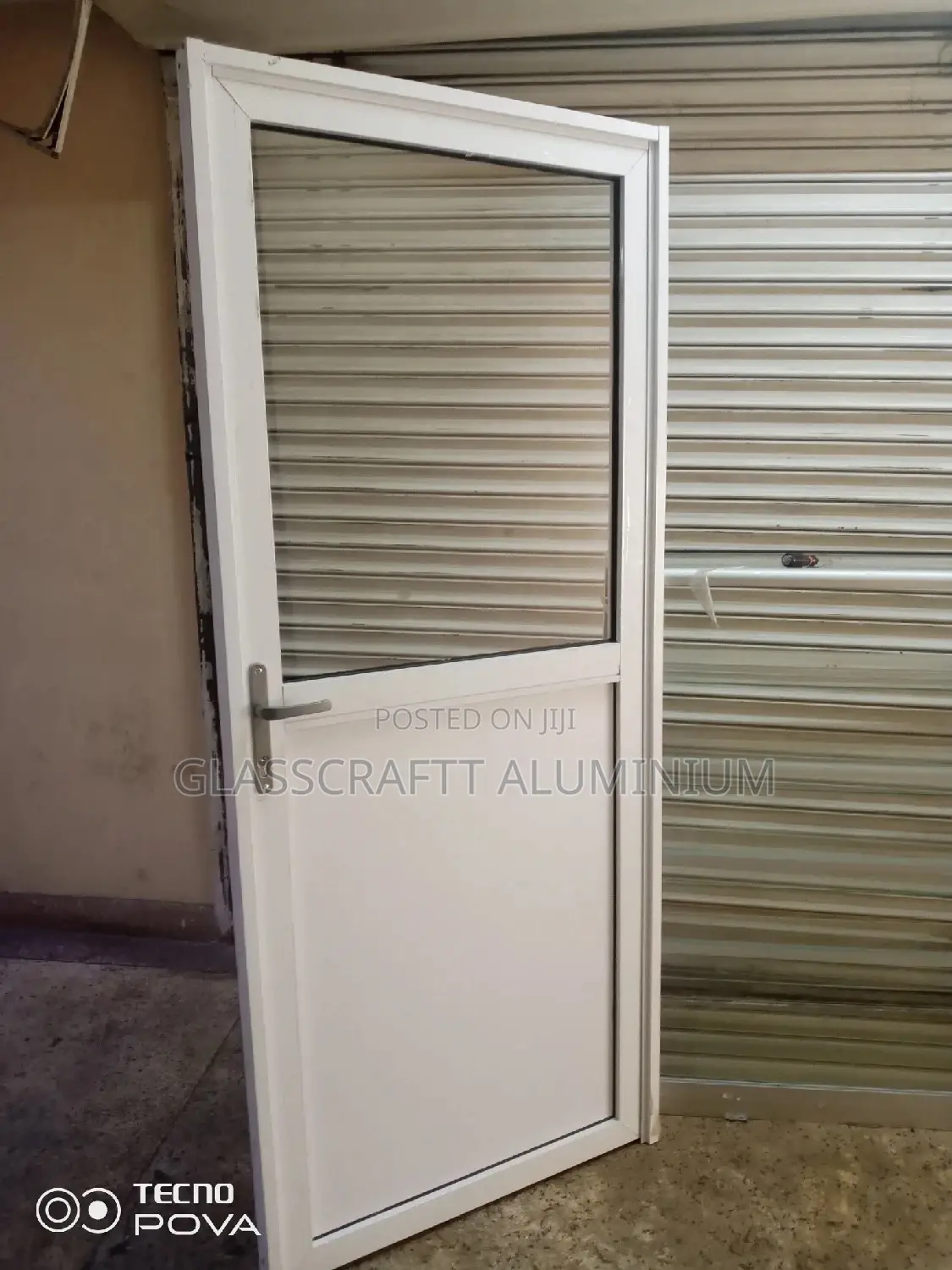 Half Glazed Aluminum Door