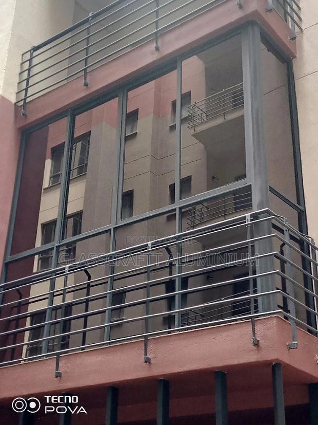 Aluminum Fabrication on Balcony - main view