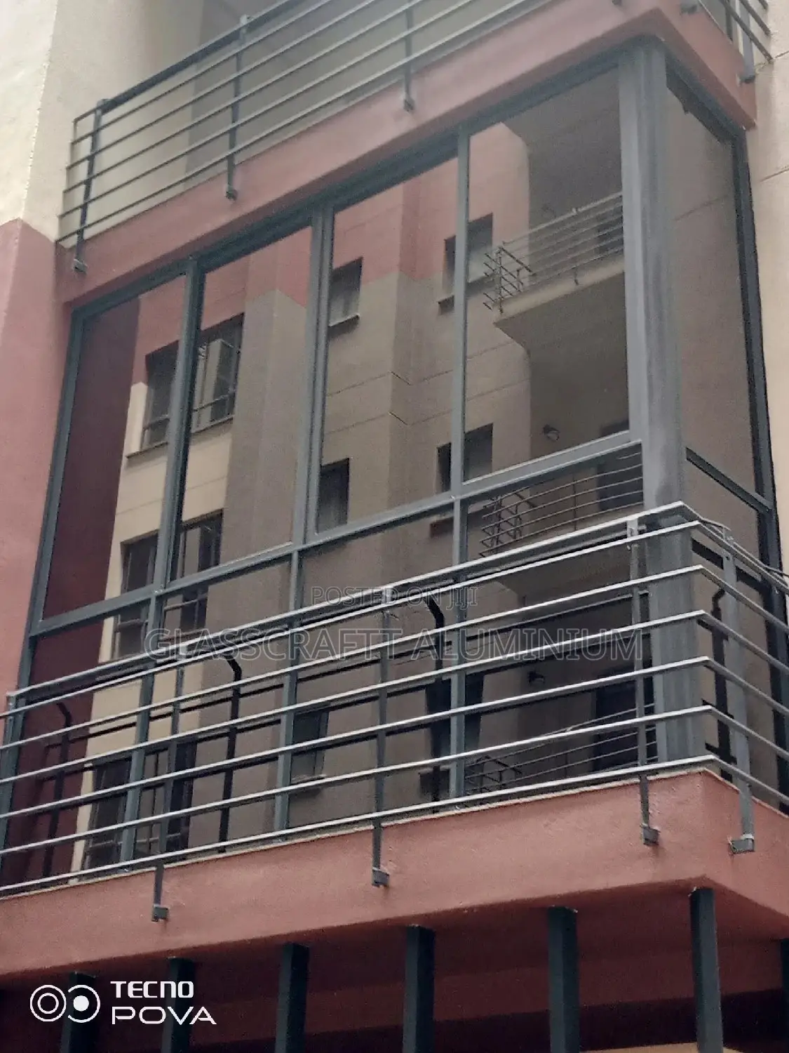 Aluminum Fabrication on Balcony