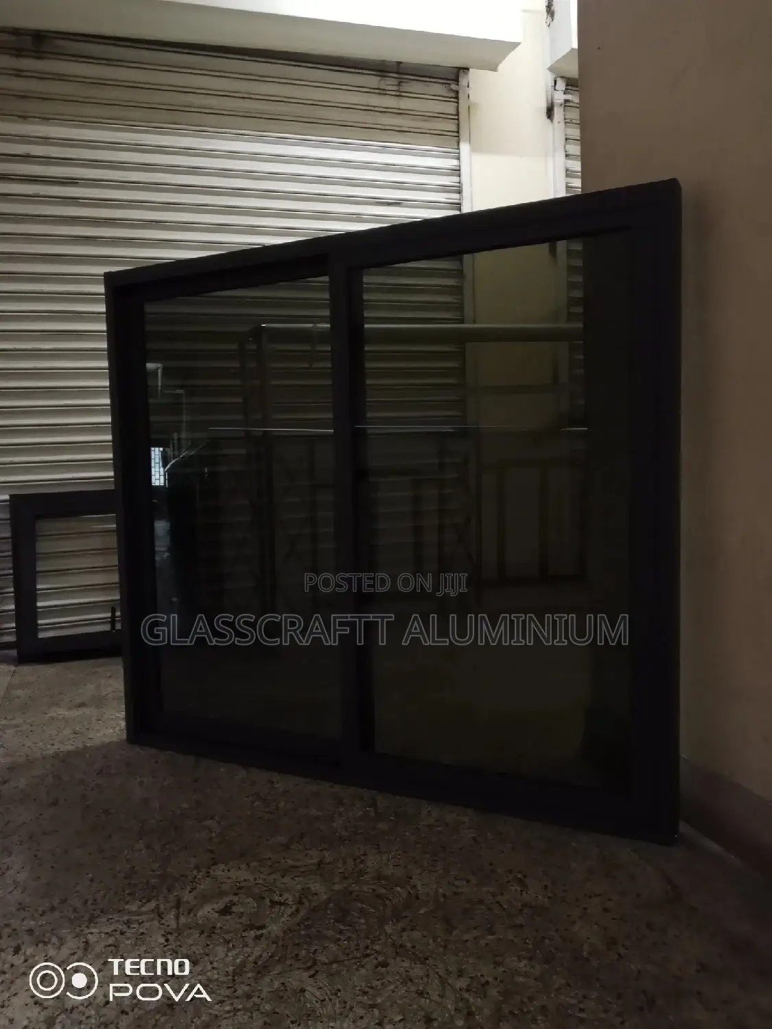 One Way Glass Sliding Window